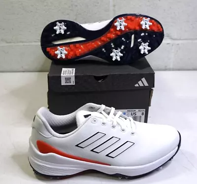Adidas Mens ZG23 Golf Shoes IE2131 - White/Navy/Red - Size 8.5M • $85