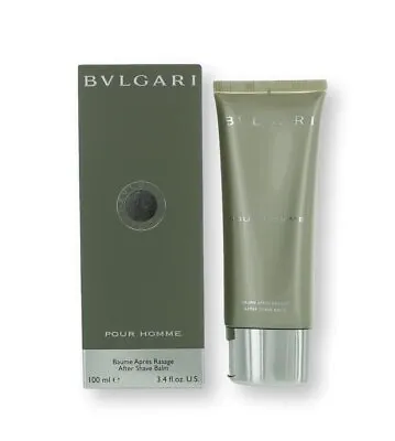 Bvlgari Homme 3.4 Oz After Shave Balm For Men 100 Ml NIB • $24.99