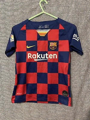 £14.99 • Buy Barcelona Home 2019/20 Football Jersey Top Messi No. 10 Size 26 Kids