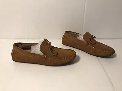 Zara Man Brown Suede Casual Slip On Loafers Shoes Men Size 40 EU / 7 US • $36