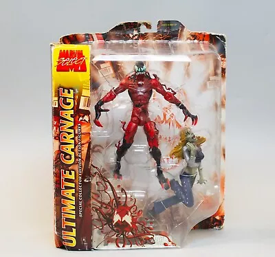 (MA5) Diamond Select Marvel ULTIMATE CARNAGE 8  Action Figure Spider-Man 2005 • $59.99