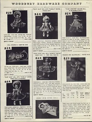 1954 PAPER AD Ideal Toy Prom Walking Doll Betsy McCall Miss Curity Princess Mary • $19.99