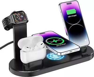 4 In 1 Wireless Charger For IPhone Magnetic 4 In 1 Fast Charging Station • $35.51