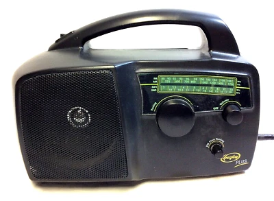 $50 • Buy FREEPLAY PLUS Self Powered AM/FM Radio Solar Power Emergency Wind Up Crank Black