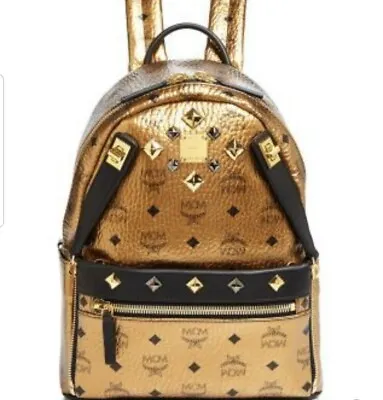 MCM Backpack - Dual Stark Small Metallic Handbagsexcellet Condition • £299