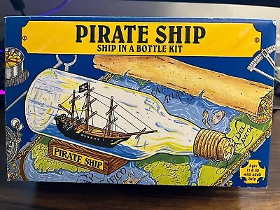 Pirate Ship In A Bottle Kit (Woodkrafter Kits) - Model 1-3305 - Nautical SeaOpen • $25