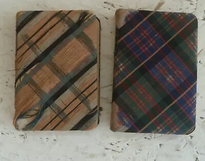 TWO Vintage Miniature Tartan Books Rob Roy & Lady Of The Lake David Bryce A.F. • £4.99