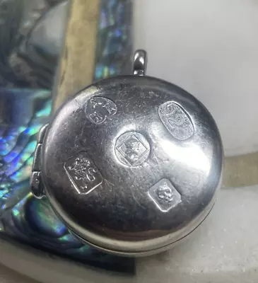 Vintage Silver Unusual Design Locket/ Pendant 925 Bolt Hallmarks Jewellery • £8.50