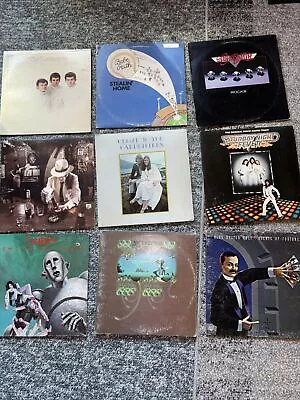 Vintage Lot Of 9 Various 1970s Etc. Vinyl Records Albums • $35