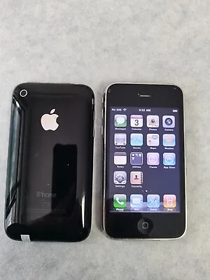 Full Working Unlocked Original Apple IPhone 3G - 8GB - Black A1241 (GSM) IOS3 • $30