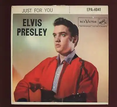 Elvis Presley - Just For You On RCA EPA 4041 Rare Orange Label EP 45 With Cover • $139.99