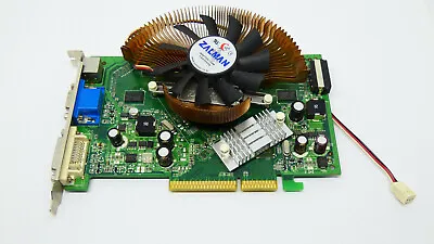 $60 • Buy Point OF View Nvidia Geforce 7600GT 256MB  W/ ZALMAN Cooler - AGP Graphics Card