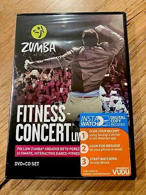 Zumba Fitness Concert Live DVD +CD 2-Disc Set NEW Sealed 16 Routines FREEpostage • $19