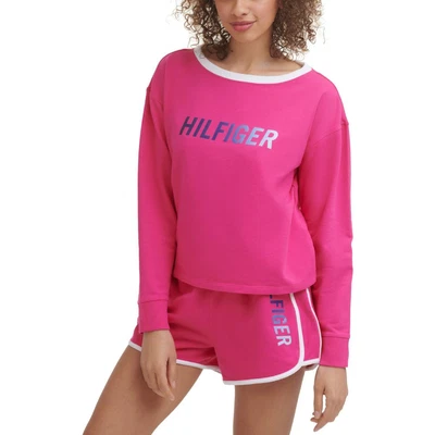 $9.49 • Buy Tommy Hilfiger Sport Womens Ombre Logo Pull Over Sweatshirt BHFO 3864
