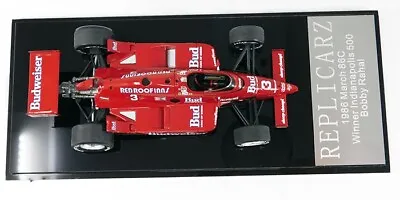 Bobby Rahal March 86c Budweiser Indy 500 Winner Race Case 1:43 Replicarz R43034 • $99