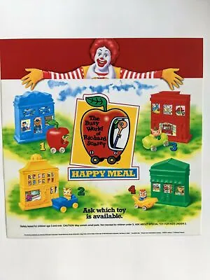 1995 The Busy World Of Richard Scarry Mcdonalds Happy Meal Toys - U - Pick • $8.99