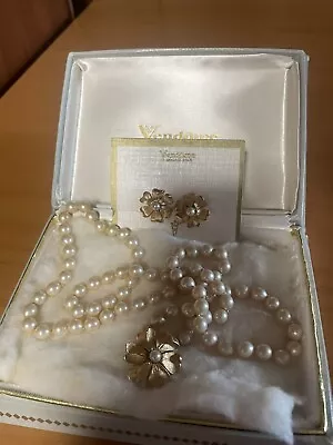 Vendome Vintage Necklace And Earrings Clip On • $60