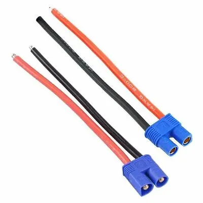 Pair Prewired Male + Female EC3 Connector Lead 10cm • £4.49