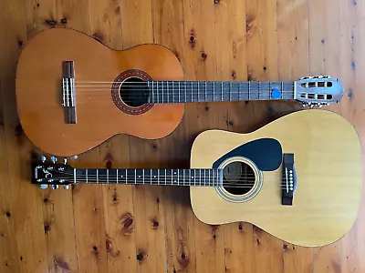 2x Used Yamaha Guitars - C40 And F210 • $150