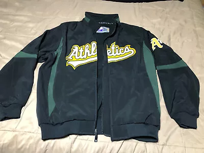 Oakland A's Athletics Majestic Therma Base Black Authentic Jacket Adult XL NICE • $175