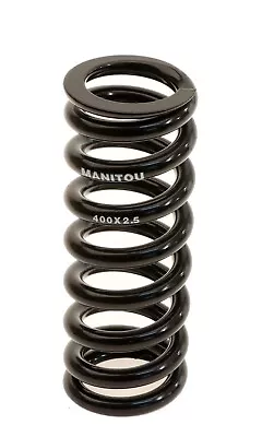 Manitou Rear Shock Coil Spring 400lbs X 2.5  Black Steel 400x2.5 MTB NEW • $20.69