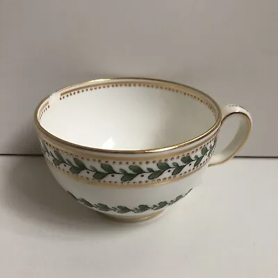 Antique Minton Fine China Tiffany Co England Minton Teacup Green Leaf Gold Trim • $75