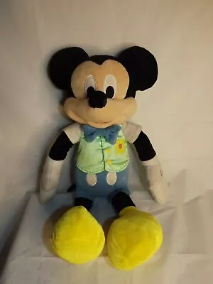 Disney Plush Toy Mickey Mouse 17” Stuffed Animal Plush Toy W/ Bow Tie (Just Play • $11.95