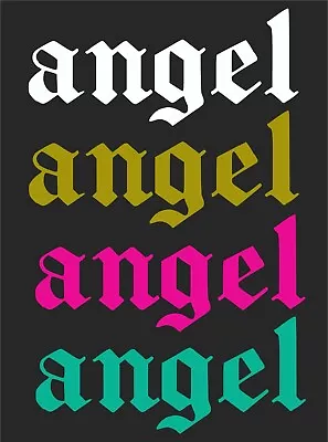 Angel Car Window Decal.2 For 1 Price..pick Your Size And Color .... • $6.99