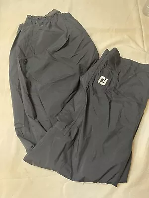 Footjoy Dryjoys Rain Pants Black Mens Size XL • $29.95