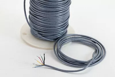 Microphone Cable 6 Conductor Shielded 30 AWG 7/38 Construction By The Foot • $1.95