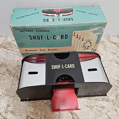 Vintage Battery Powered Automatic Card Shuffler SHUF-L-CARD By WACO Japan • $19.99