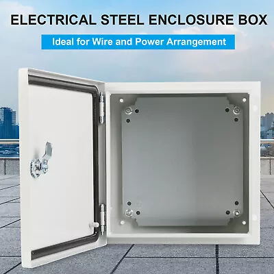 Metal Electrical Enclosure Junction Box IP66  Durable ﻿12x12x8'' Outdoor • $61.99