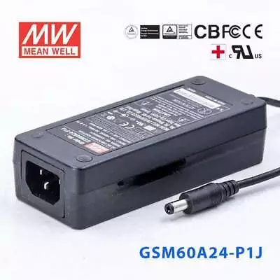 Mean Well GSM60A24-P1J Power Supply 60W 24V • $25.78