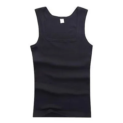 Men Workout Tank Top Gym Athletic Sports Vest Fitness Bodybuilding Muscle Shirt • £5.87