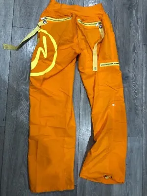 Womens Orange Zumba Fancy Dress Combat Pants Trousers Dance SIZE 18 20 XXL • £9.89