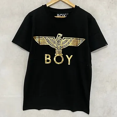 £22.49 • Buy Boy London Mens Black Gold Short Sleeve Eagle T-Shirt Size Small RRP £35