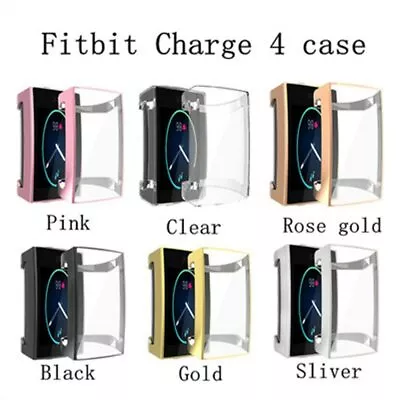 TPU Watch Case For Fitbit Charge 4 3 Plating Protective Case Cover Shell Screen  • $9.99