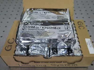 R192303 (6) Rolls Mitsubishi K65HM-CE KP65HM-CE High Density Printer Paper • $50