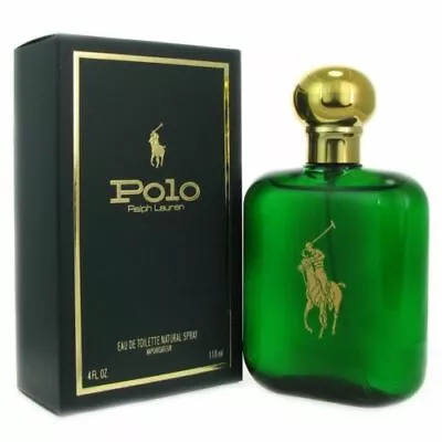 $64 • Buy Ralph Lauren Polo 4 Oz Men's Eau De Toilette Spray Cologne Vaporisateur, SEALED