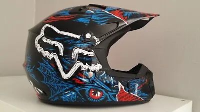 FOX Racing Youth V1 Motocross Motorcycle Helmet Youth Size MEDIUM Riding Gear • $125