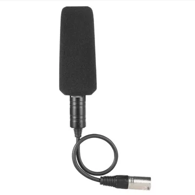 Shotgun DV Interview Mic Microphone Video Camera Camcorder XLR CableConfer .RZ • $20.94