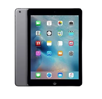 Apple IPad Air 1st Gen. 64GB Wi-Fi + Cellular Unlocked Space Gray - Good • $49.99