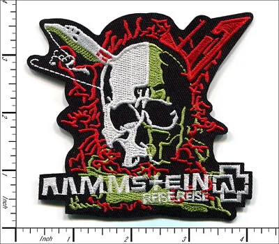 20 Pcs Embroidered Iron On Patches Rammstein Heavy Metal 10x9.2cm AP056rE2 • $20.98