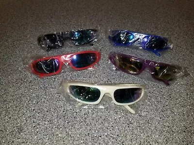 Vintage Wrap Around Space Age Sunglasses Lot Of 5 • $24.99