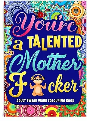 Adult Colouring Books Swear Word Release Your Anxiety Paperback -150gsm Paper • £4.99