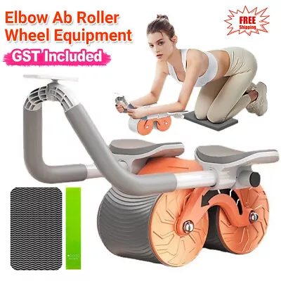 Automatic Rebound Abdominal Wheel Ab Roller Wheel With Elbow Support Roller AU • $32.32