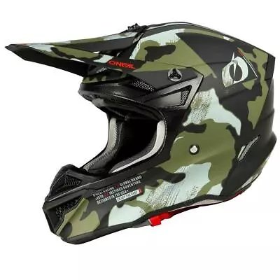 ONEAL23 5 Series Camo V.23 Black/Green Helmet • $198.95