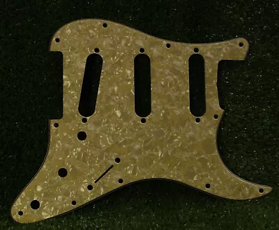 Standard Pickguard For 62 Strat For USA Mex Fender - Cream Pearloid 4 Ply • $35.15