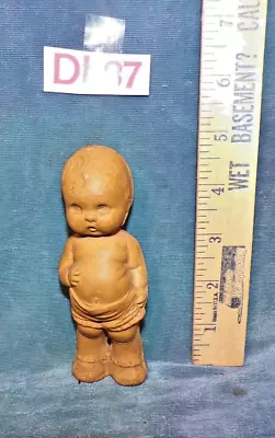 Vintage 1950s Sun? Rubber Toddler Doll W Fat Tummy! DL87 • $7.99