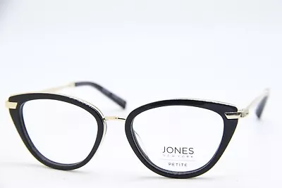 New Jones New York Petite J235 Black Gold Authentic Frames Eyeglasses 49-16 • $37.38